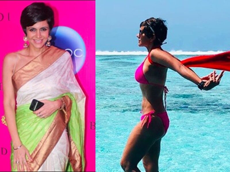 At the age of 47, Mandira Bedi Wore Bikini, Check Stunning Photo Shoot